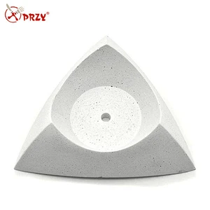 Silicone mould for triangle plant cement flowerpot