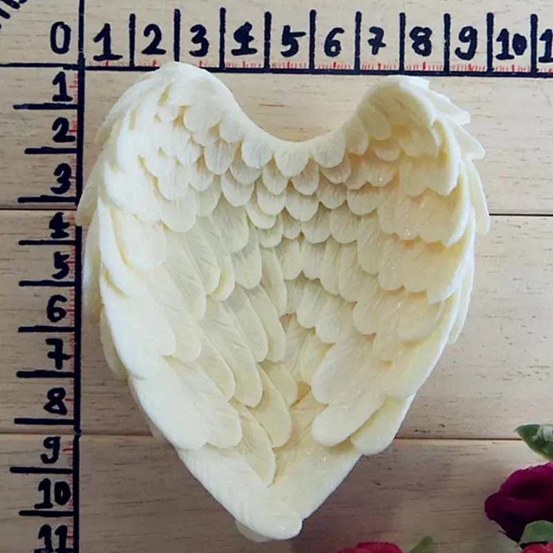 Hot Sale Cake Tools Angel Wings Big Size Cake Decoration Fondant Silicone Mold