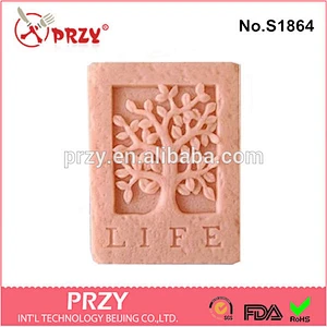 S1864 PRZY tree stamp silicone soap molds , tree silicone molds for soap
