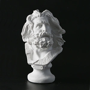 TS0011 Marseillaise Art plaster character avatar silicone mold for house decoration