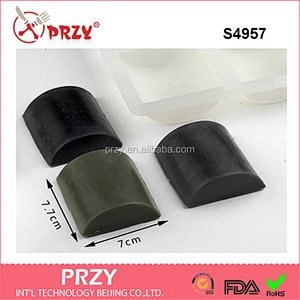 half-cylinder shape silicone soap molds GOOD handmade silicone molds