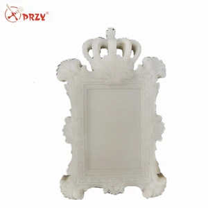 Crown mirror frame shape making resin decoration silicone mold