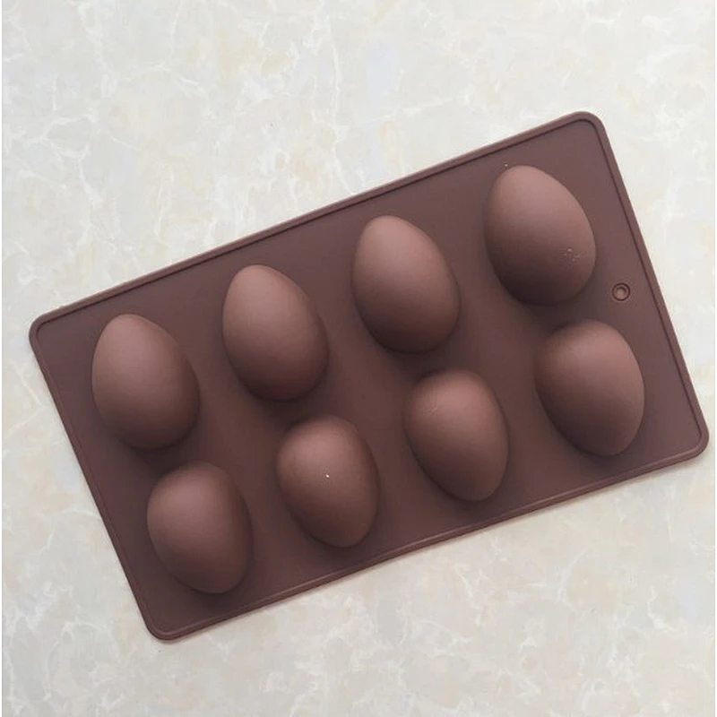 GOOD baking tool 6 cavity dinosaur egg chocolate mousse silicone mold for cake