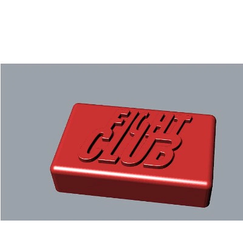 Accept Custom handmade creative fight club soap silicone soap mold for gift