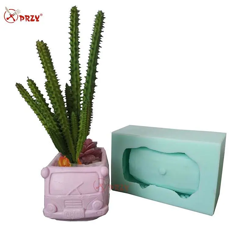 New series Car ornaments, succulents silicone mold, planter pot
