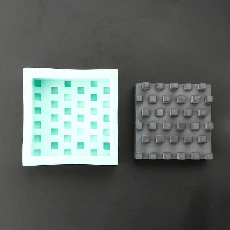 Silicone mould for decorative ornaments cement mobile phone racks