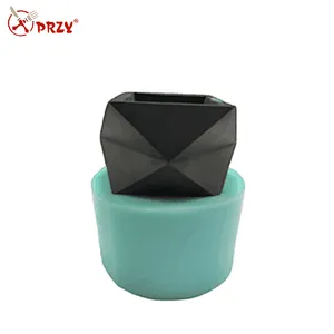 Geometric irregular shape concrete flower pot polygonal cement silicone mold
