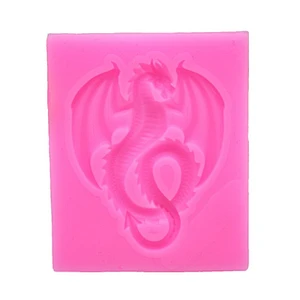 Food Grade Material Fondant Dinosaur Pterosaur Shape Silicone Mold for Fondant Cake Decoration