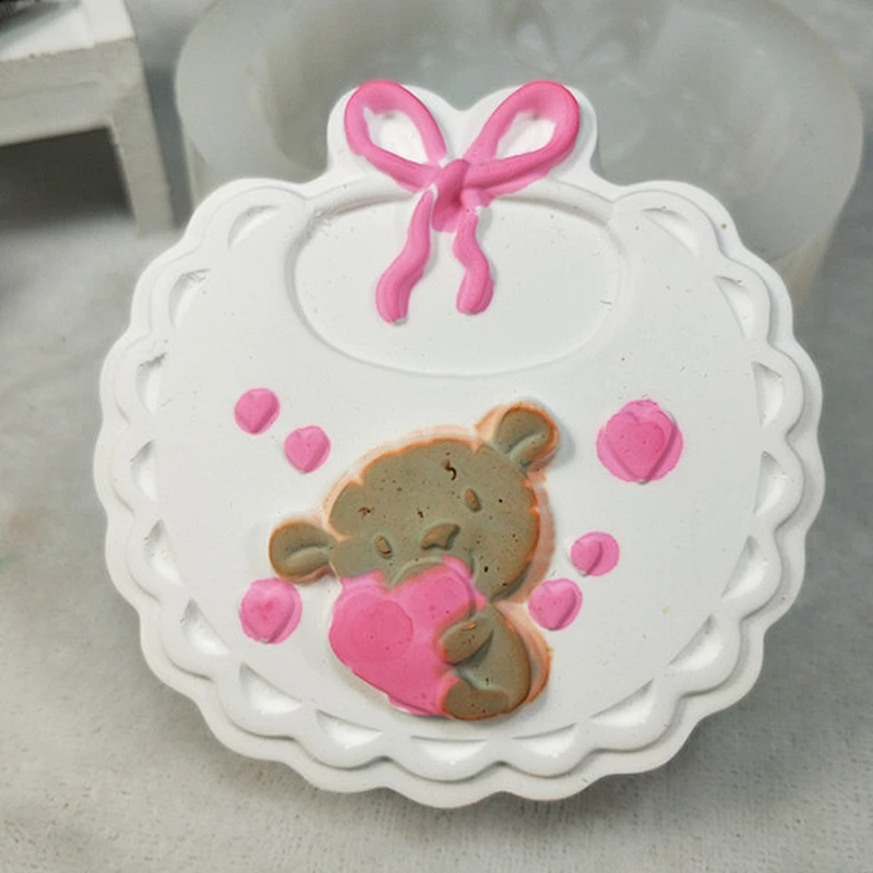 Animal series making resin gypsum aromatherapy tablets silicone mold