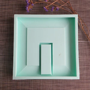 Landscape creative multi-purpose cement container silicone tray mould