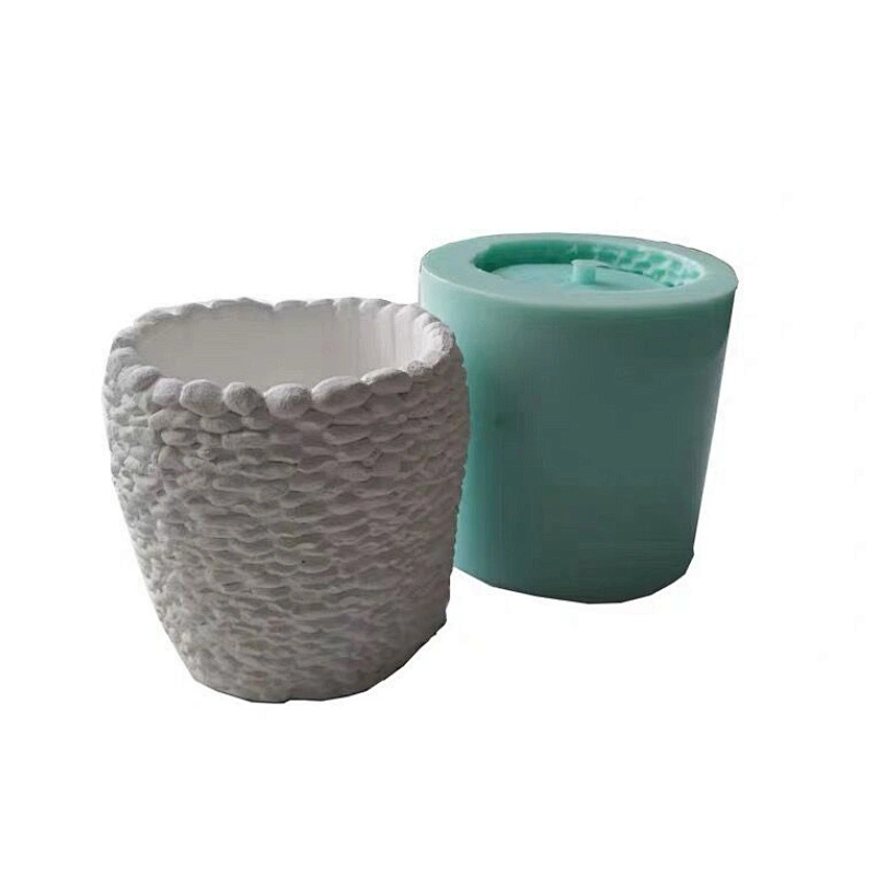 Silicone molds for cement stone multi-meat flower pots planter mould desktop pots concrete molds cement home crafts decor