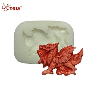 F3160 Food Safe Silicone Mould - Small Welsh Dragon - For Sugar & Polymer Clay Crafts