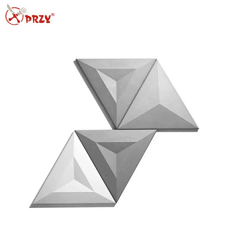 Home decoration TV background wall brick cement tiles silicone mold