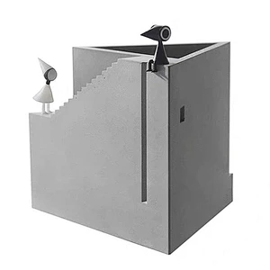 Silicone mold pen holder multi-functional cement storage box office desktop decoration