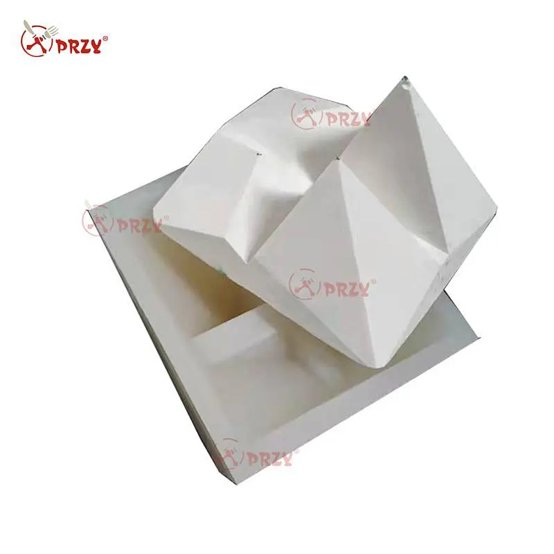 Mountain shape cement home Decoration concrete pot mold silicone moulds