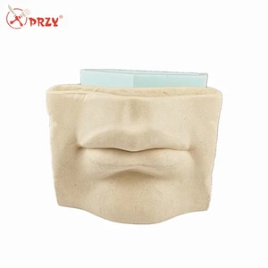 Lips cement concrete flowerpot vase silicone mold