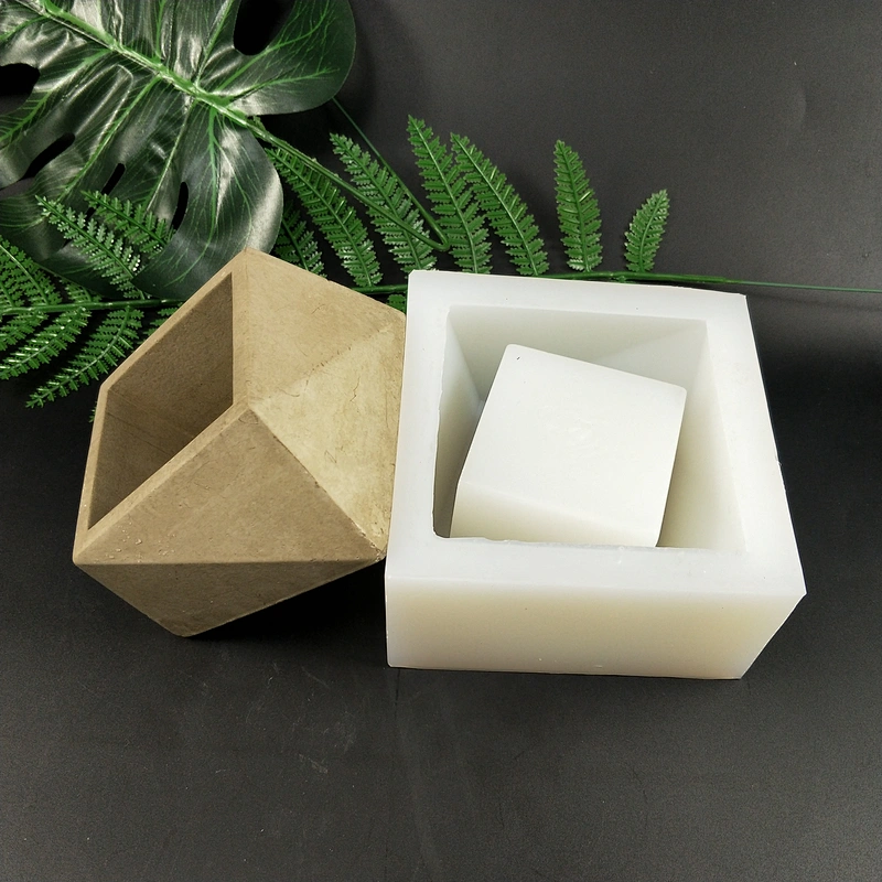 Cement plant potted home decoration flower pot cactus decoration silicone mold