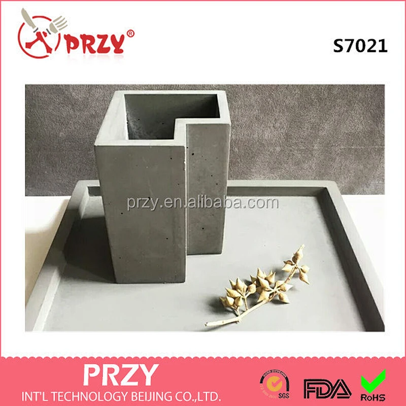 Irregular shape creative flower pots silicone mold soap mold