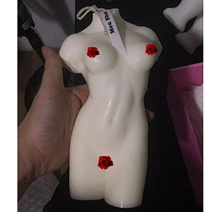 American style 3D Female body Candle molds  handmade Body soap silica mold Aroma stone human statue  crafts Molds resin