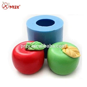 3d apple shaped soap molds / fruit shaped soap molds