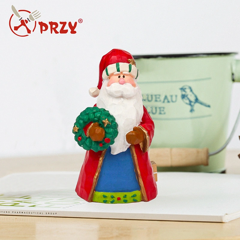 TS0001 Christmas mold Jungle Santa Claus wear red clothes shape silicone baby doll mold