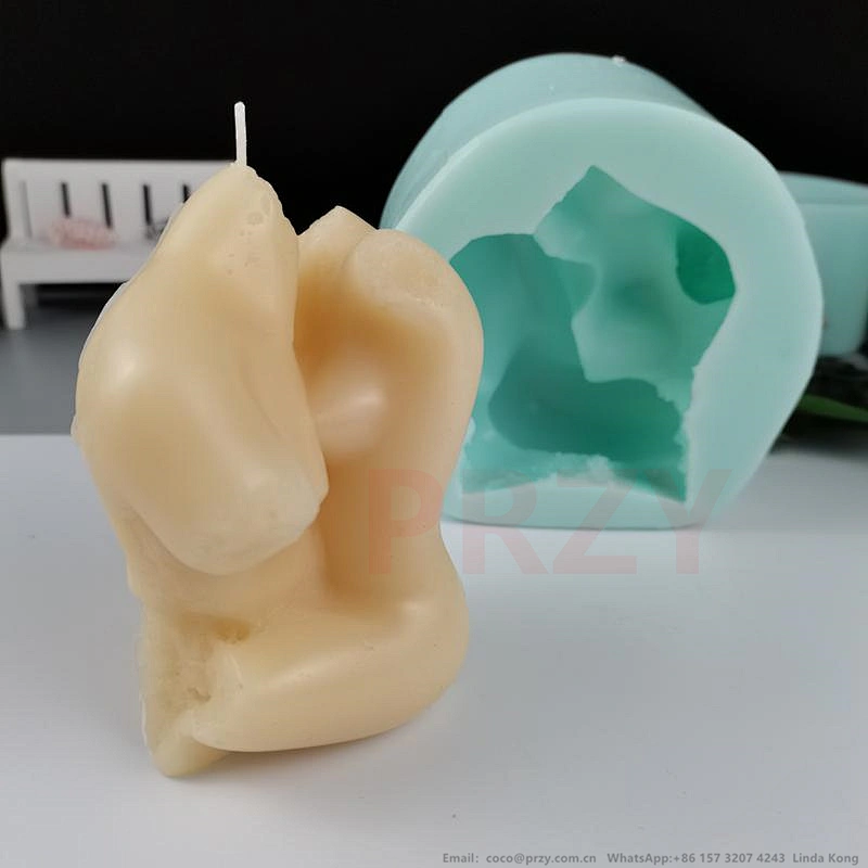 Original  3d Female body Candle molds Male Body soap silica mold Human Statue Cement crafts Molds