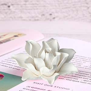 HC0030 silicone handmade soap mold silicone lotus soap mold flower silicone mold