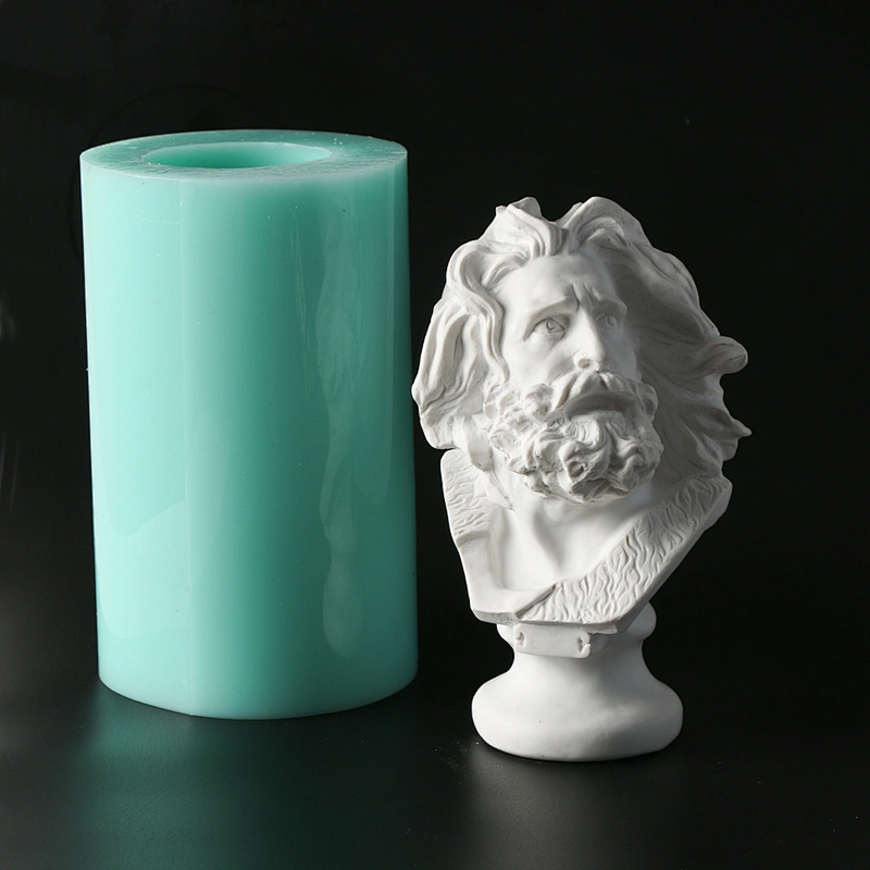 TS0011 Marseillaise Art plaster character avatar silicone mold for house decoration