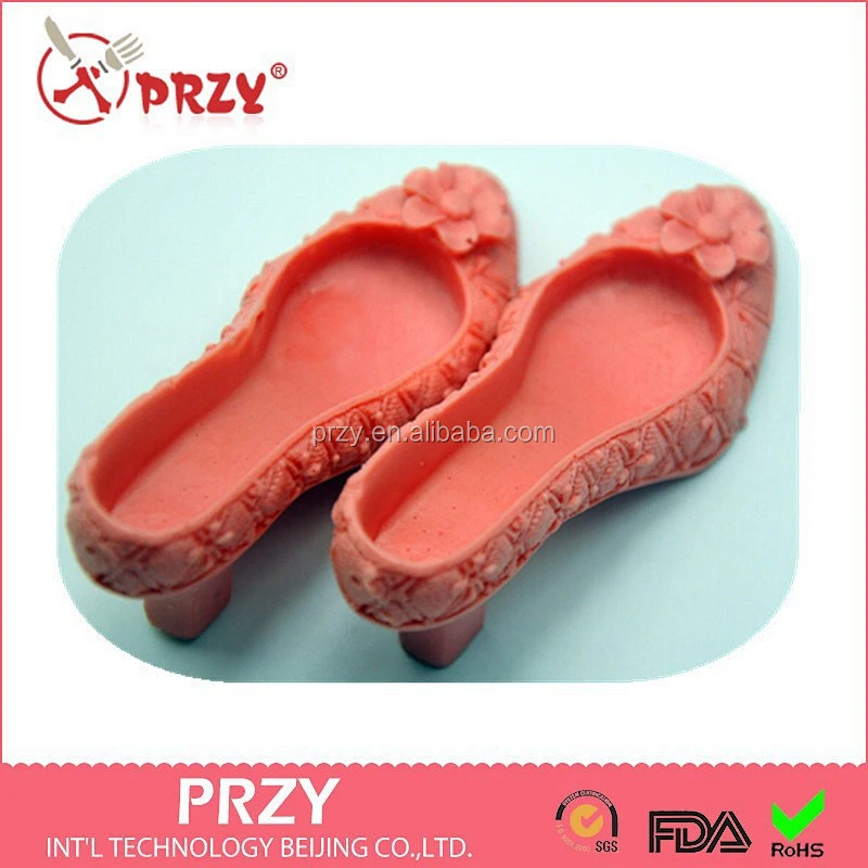 PRZY diy baking tool 3d sexy high-heeled shoes cake silicone mold chocolate mould High heels silicone mold