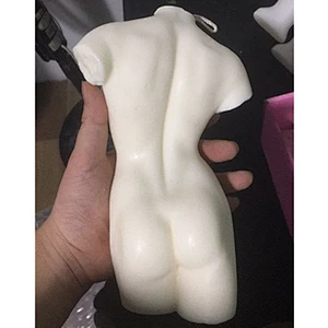 American style 3D Female body Candle molds  handmade Body soap silica mold Aroma stone human statue  crafts Molds resin