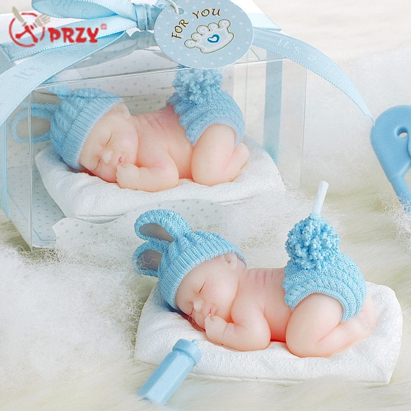 Creative sleeping baby Birthday candle molds silicone Baby shaped silicone Soap mold