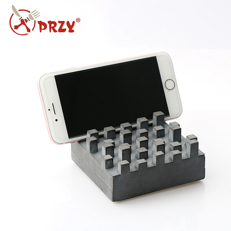 Silicone mould for decorative ornaments cement mobile phone racks