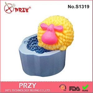sheep handmade silicone soap mold
