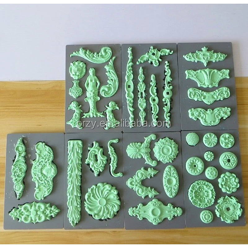 PRZY fondant silicone mold cake decoration mold sugar craft tools DIY handmade vintage art decor molds