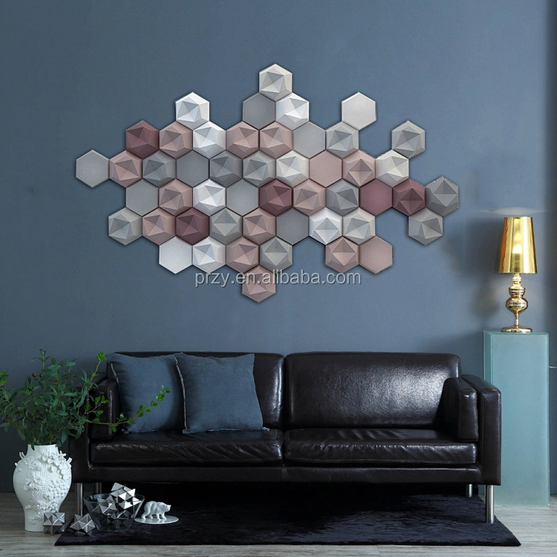 PRZY Food Grade Material Wall Decoration Geometric DIY Cement Silicone Molds