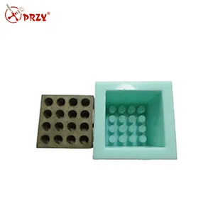 Cement pen holder silicone mold decoration concrete office pen stand mould