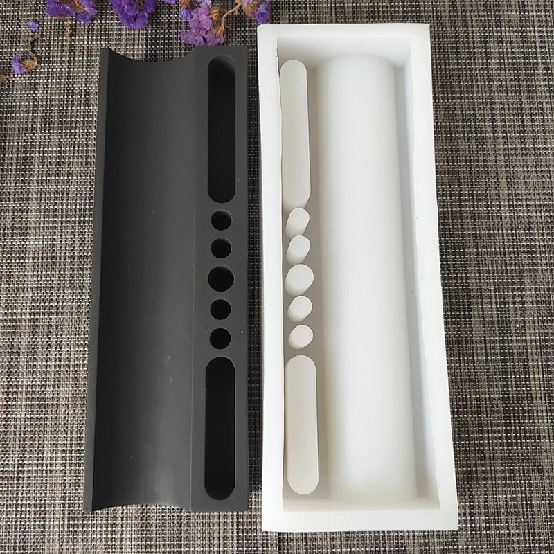 Cement desktop pen holder business card holder silicone mold