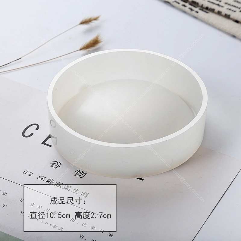 Crystal ashtray Epoxy mold manual diy Ashtray silicone molds concrete decorations mould