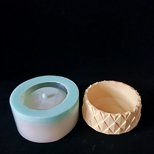 Gardening Silicone Mold for Round Cement Flower Pot