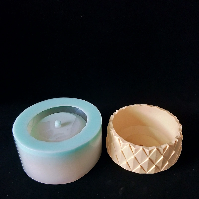Gardening Silicone Mold for Round Cement Flower Pot