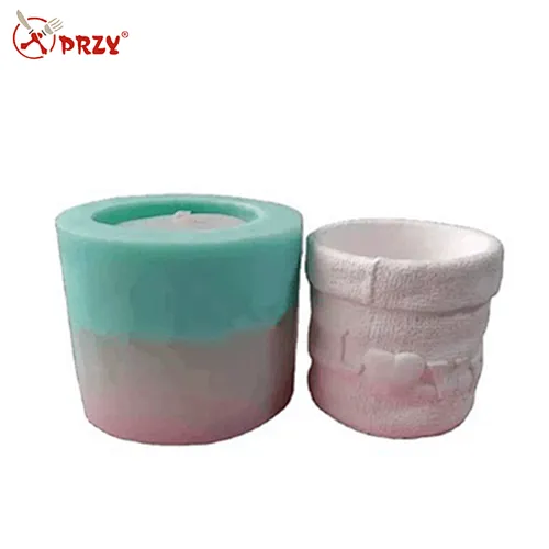 Love letter series cement flower pot silicone mold