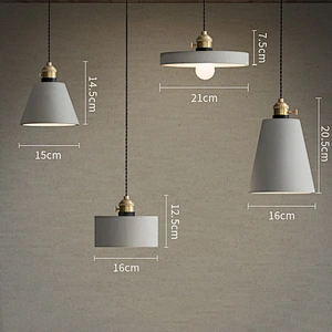 S9190 Pendant lamp shade silicone mold Concrete lampshade molds DIY home furniture molds