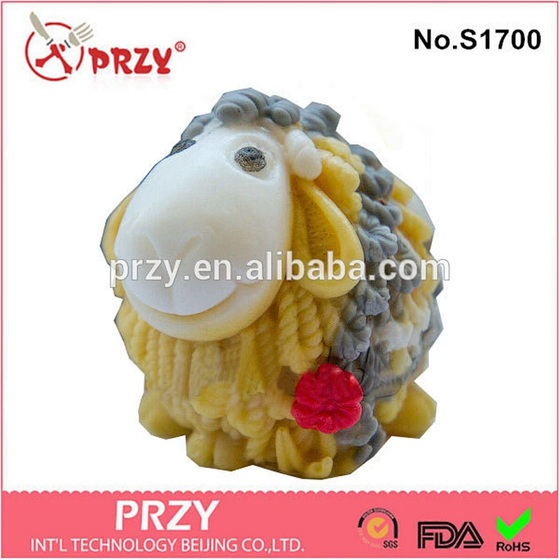S1700 PRZY Animal Sheep Silicone Soap Mold