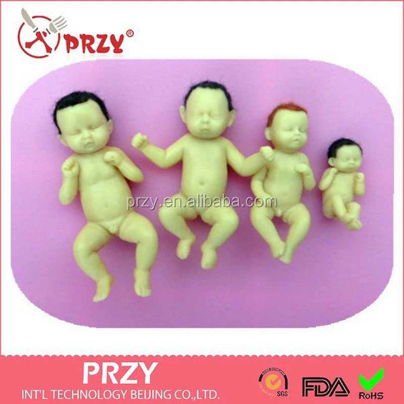 PRZY silicone baby doll mold 3d silicone molds for wholesale