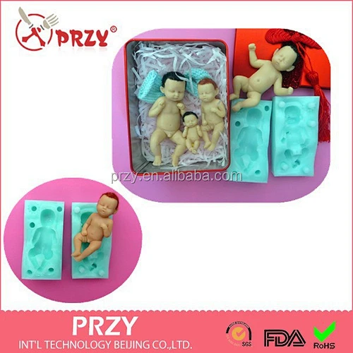 PRZY silicone baby doll mold 3d silicone molds for wholesale