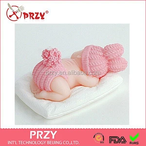 PRZY new baby cake decoration silicone molds and candle mold cake decorating baby silicone molds