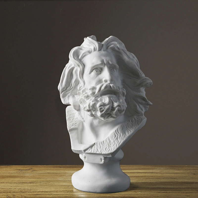 TS0011 Marseillaise Art plaster character avatar silicone mold for house decoration