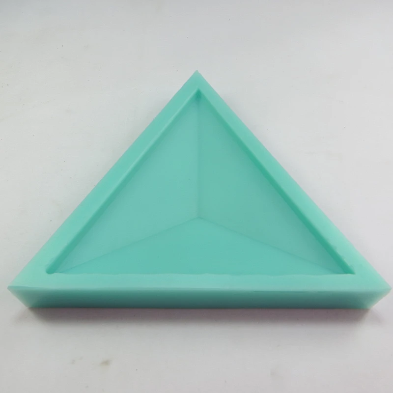 Triangular convex cement wall tile decorative silicone mold