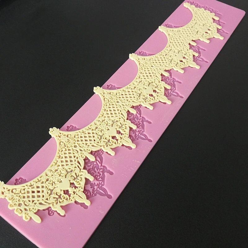 New Arrival Silicone Lace Mat Fondant Mold for Baking Wholesale Price Support Small Order