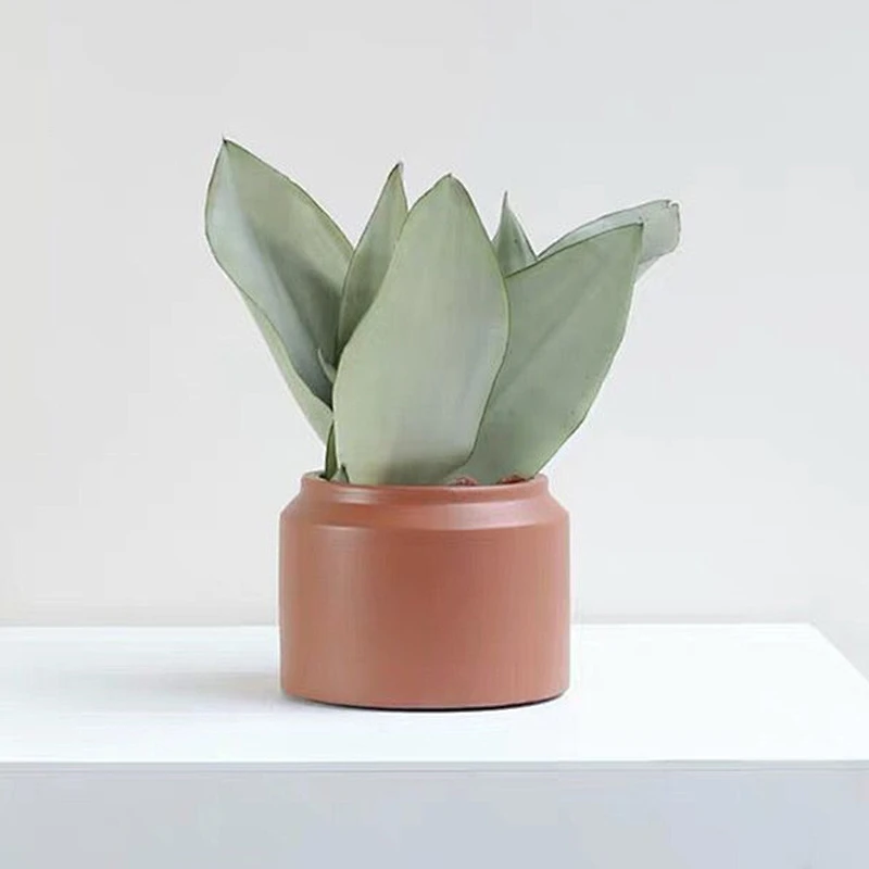 New style desktop pot plants silicone cement concrete molds